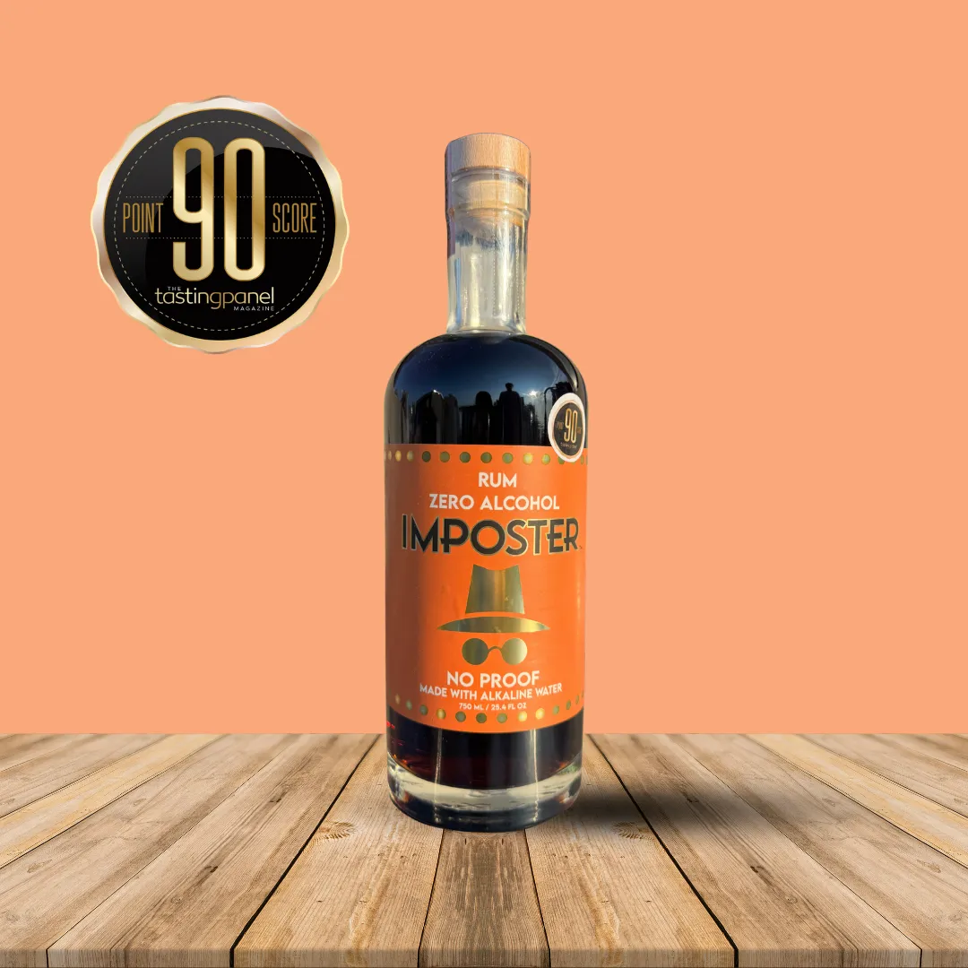 IMPOSTER Rum bottle